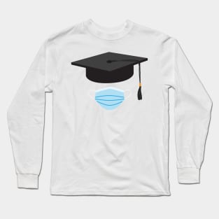 Class of 2020 Graduation - Graduation cap and Face Mask Long Sleeve T-Shirt